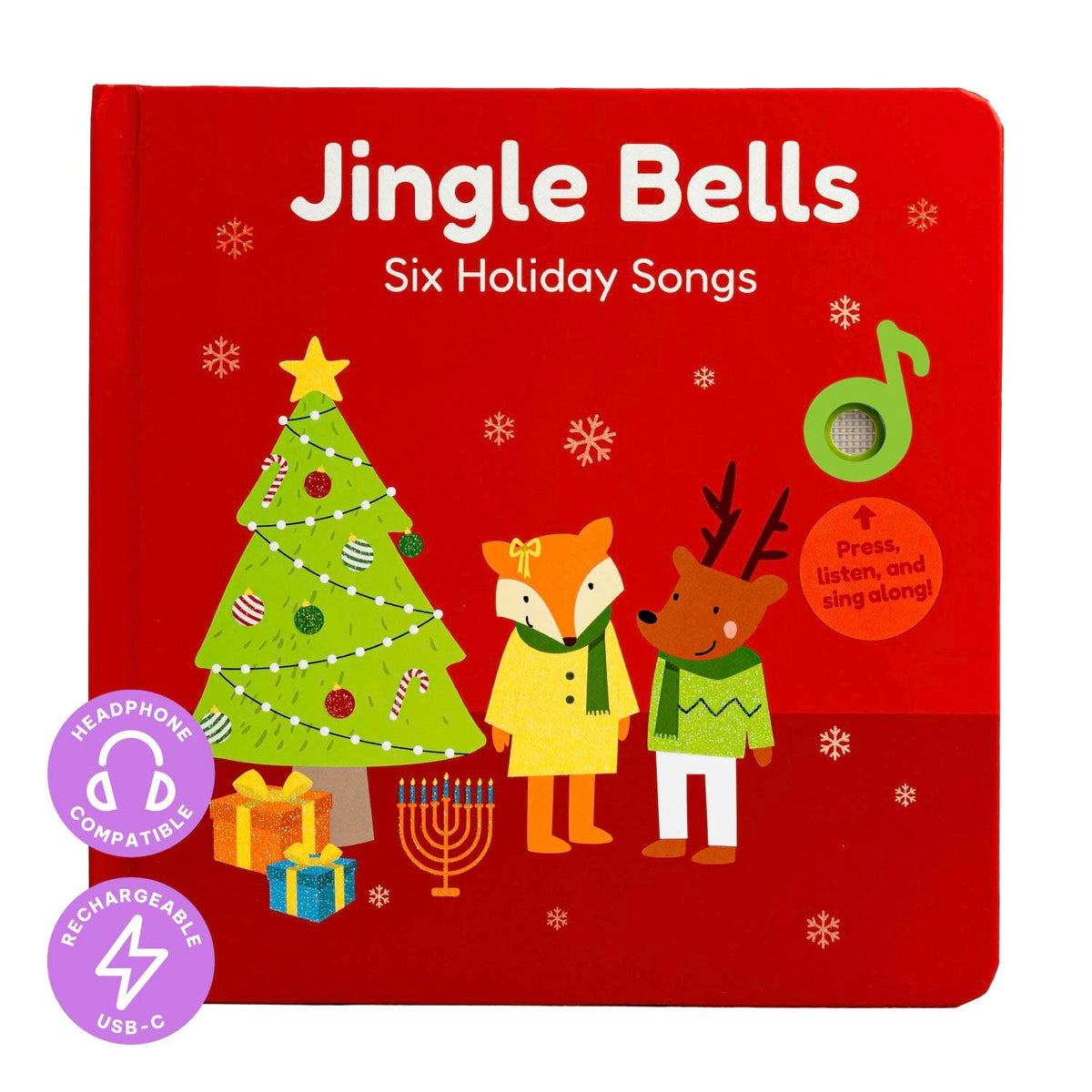 Cali's Books Sound Books Jingle Bells Nursery Rhymes - Headphone Edition