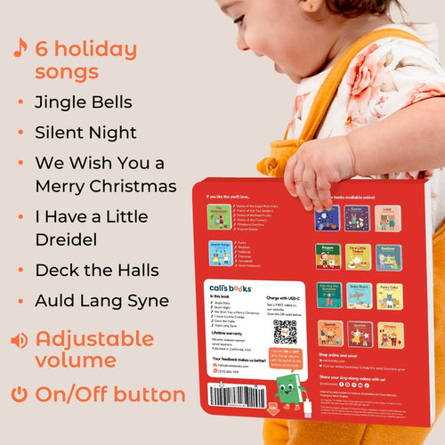 Cali's Books Sound Books Jingle Bells Nursery Rhymes - Rechargeable