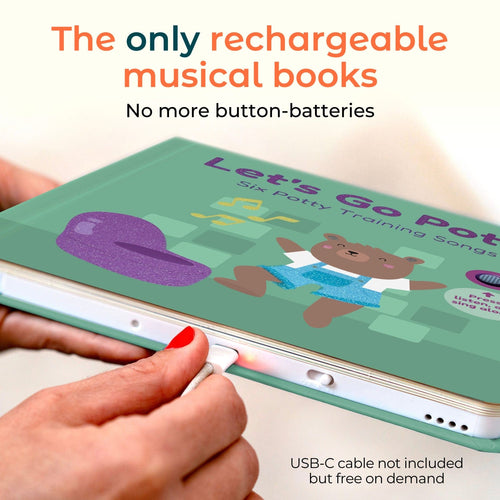 Cali's Books Sound Books Let's Go Potty - Rechargeable