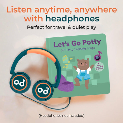 Cali's Books Sound Books Let's Go Potty - Rechargeable w/jack feature