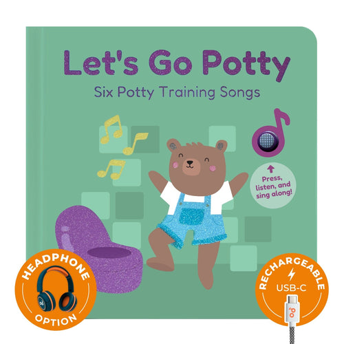 Cali's Books Sound Books Let's Go Potty - Rechargeable w/jack feature