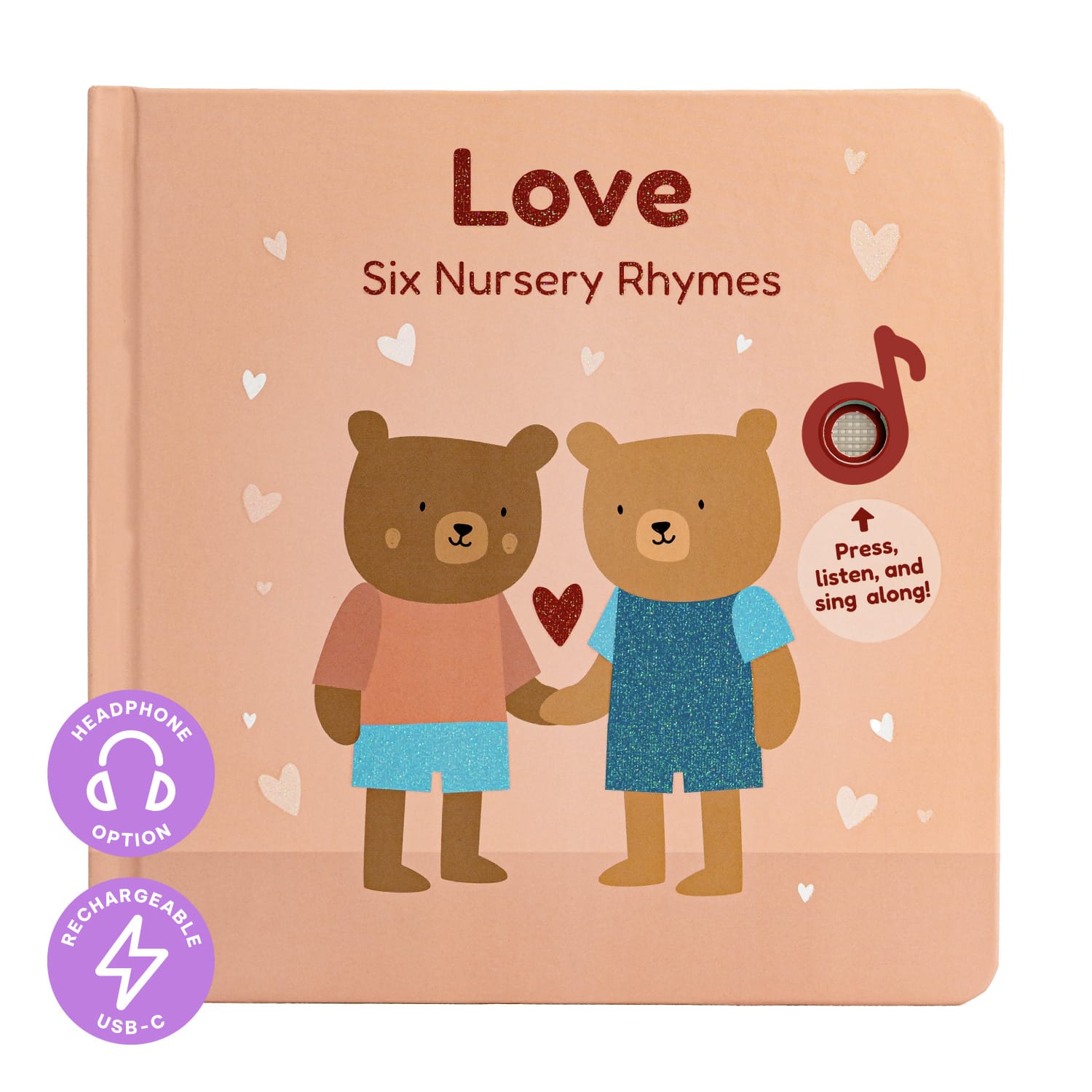 Cali's Books Sound Books Love Nursery Rhymes - Headphone edition