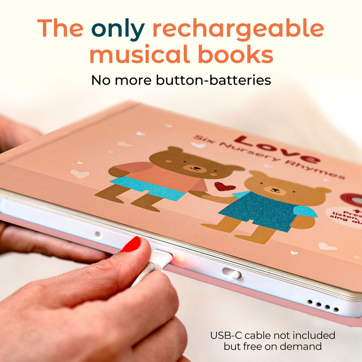 Cali's Books Sound Books Love Nursery Rhymes - Rechargeable Sound Book