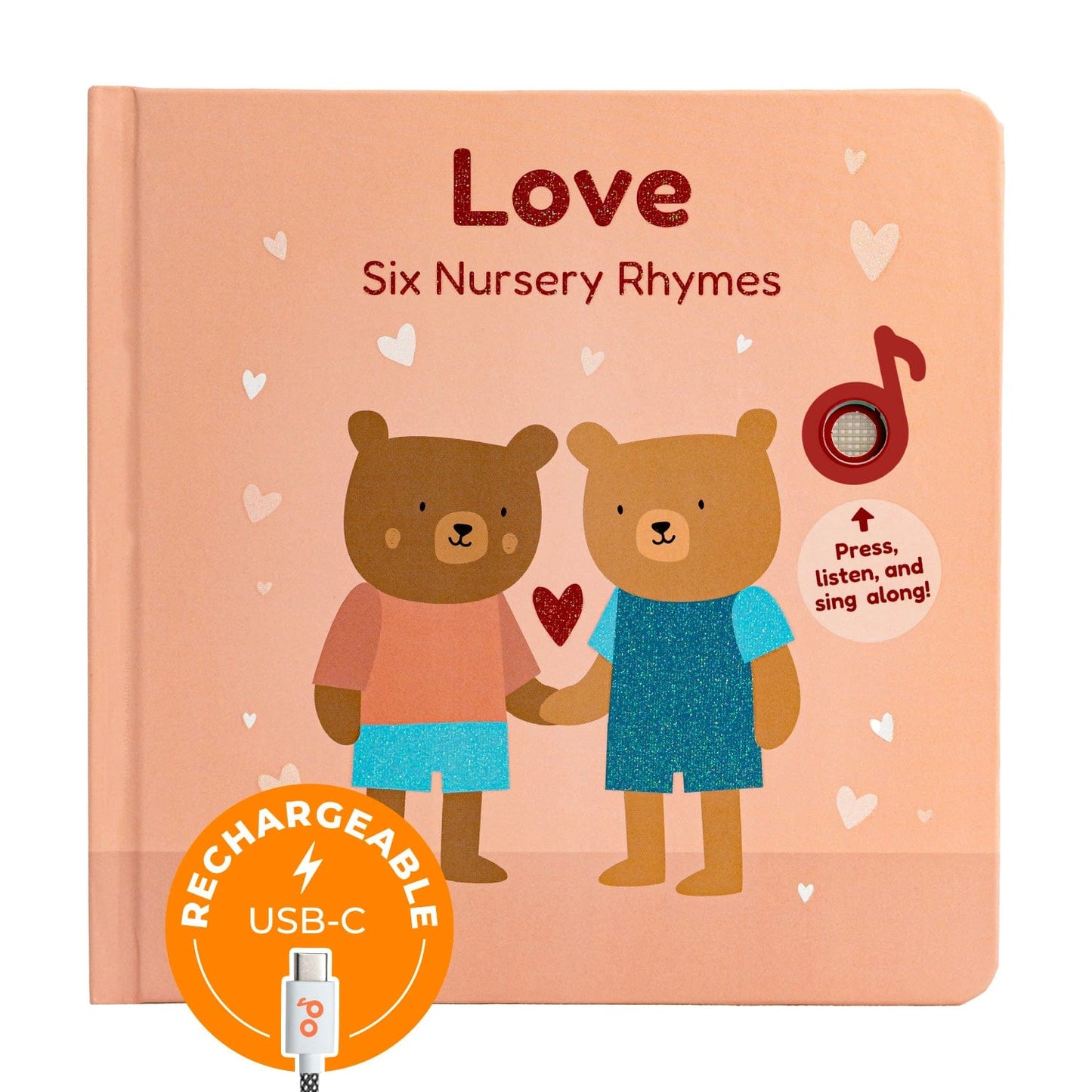 Cali's Books Sound Books Love Nursery Rhymes - Rechargeable Sound Book