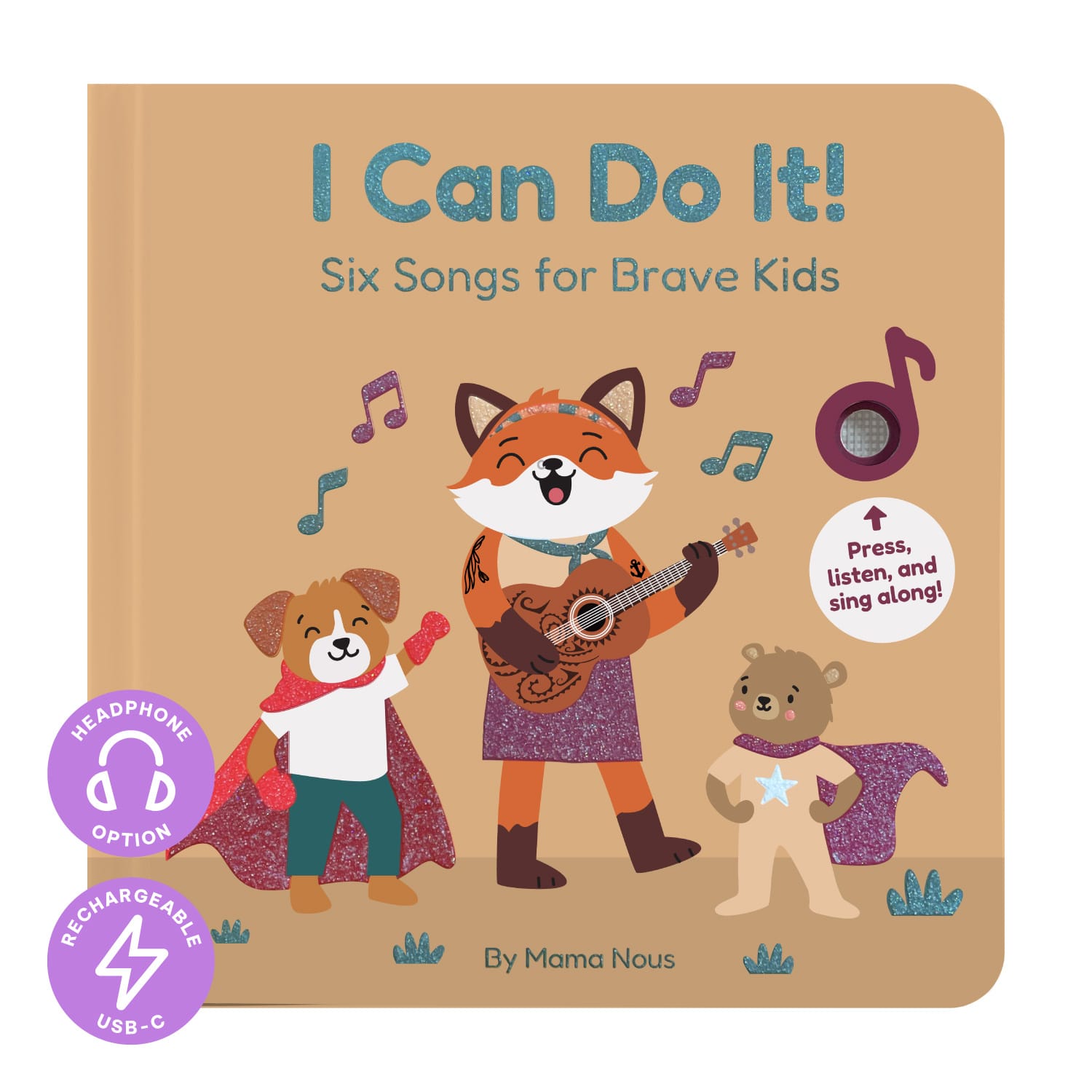 Cali's Books Sound Books Mama Nous "I Can Do It!" - Headphone Edition