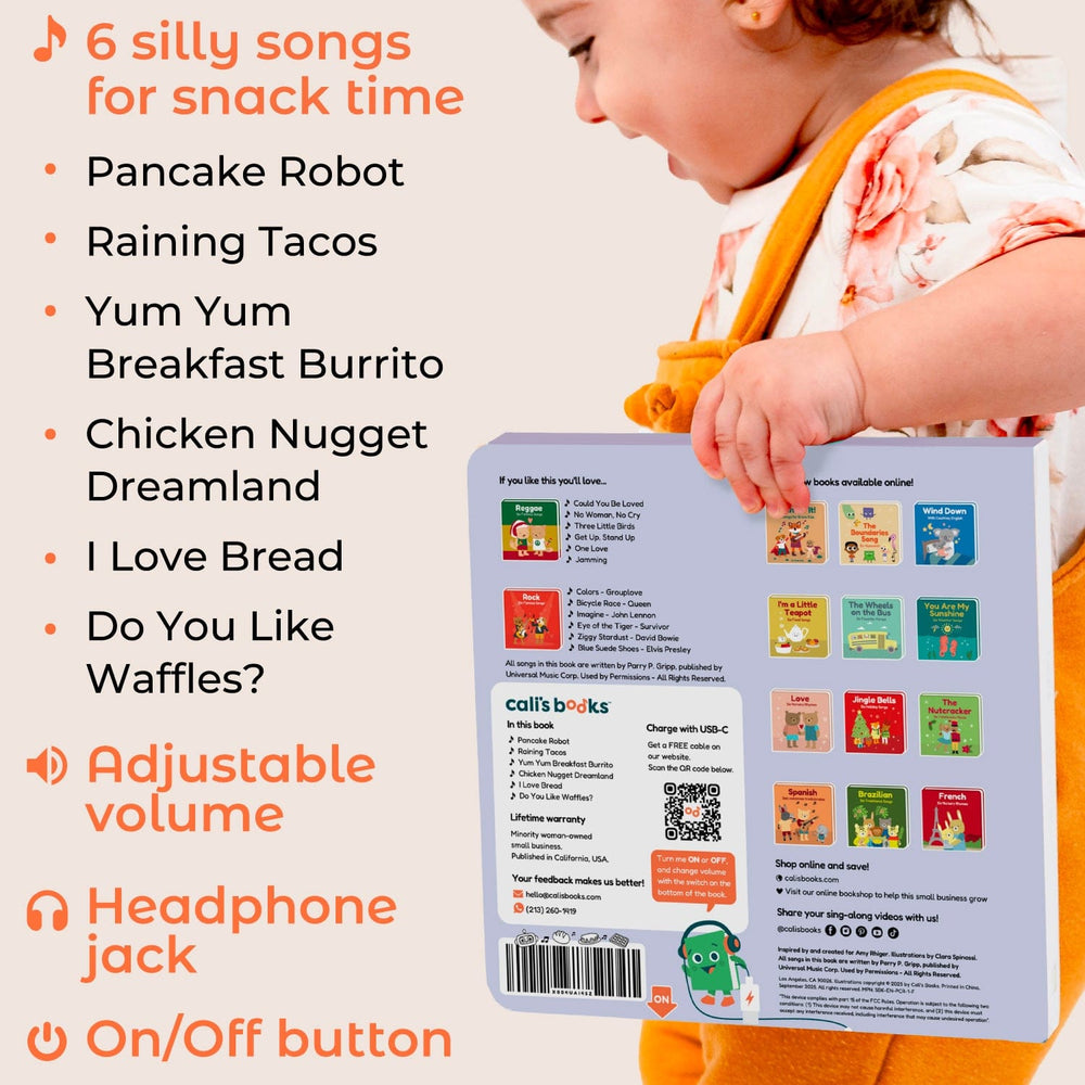 Cali's Books Sound Books Pancake Robot - Headphone Edition