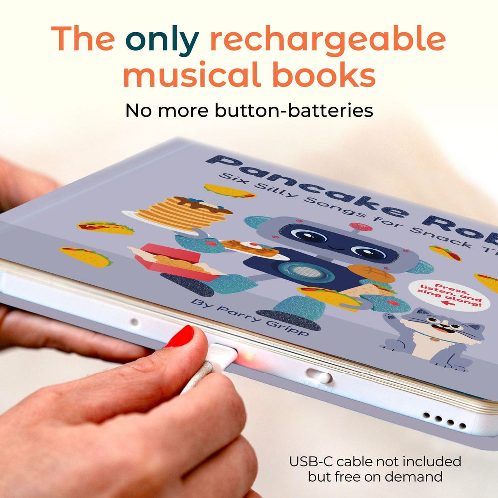 Cali's Books Sound Books Pancake Robot - Headphone Edition