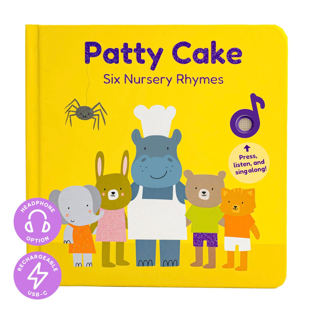 Cali's Books Sound Books Patty Cake Nursery Rhymes - Headphone Edition