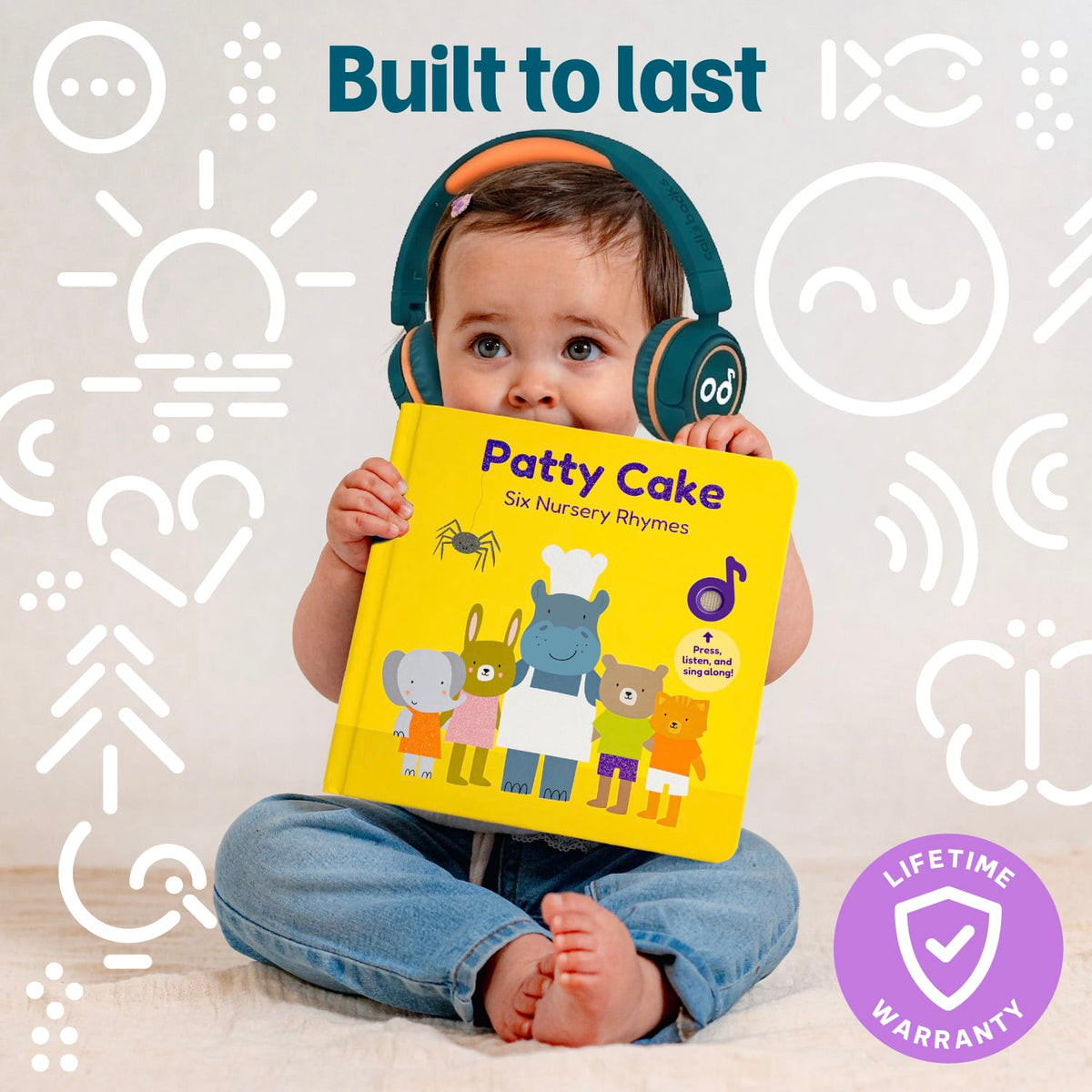 Cali's Books Sound Books Patty Cake Nursery Rhymes - Headphone Edition
