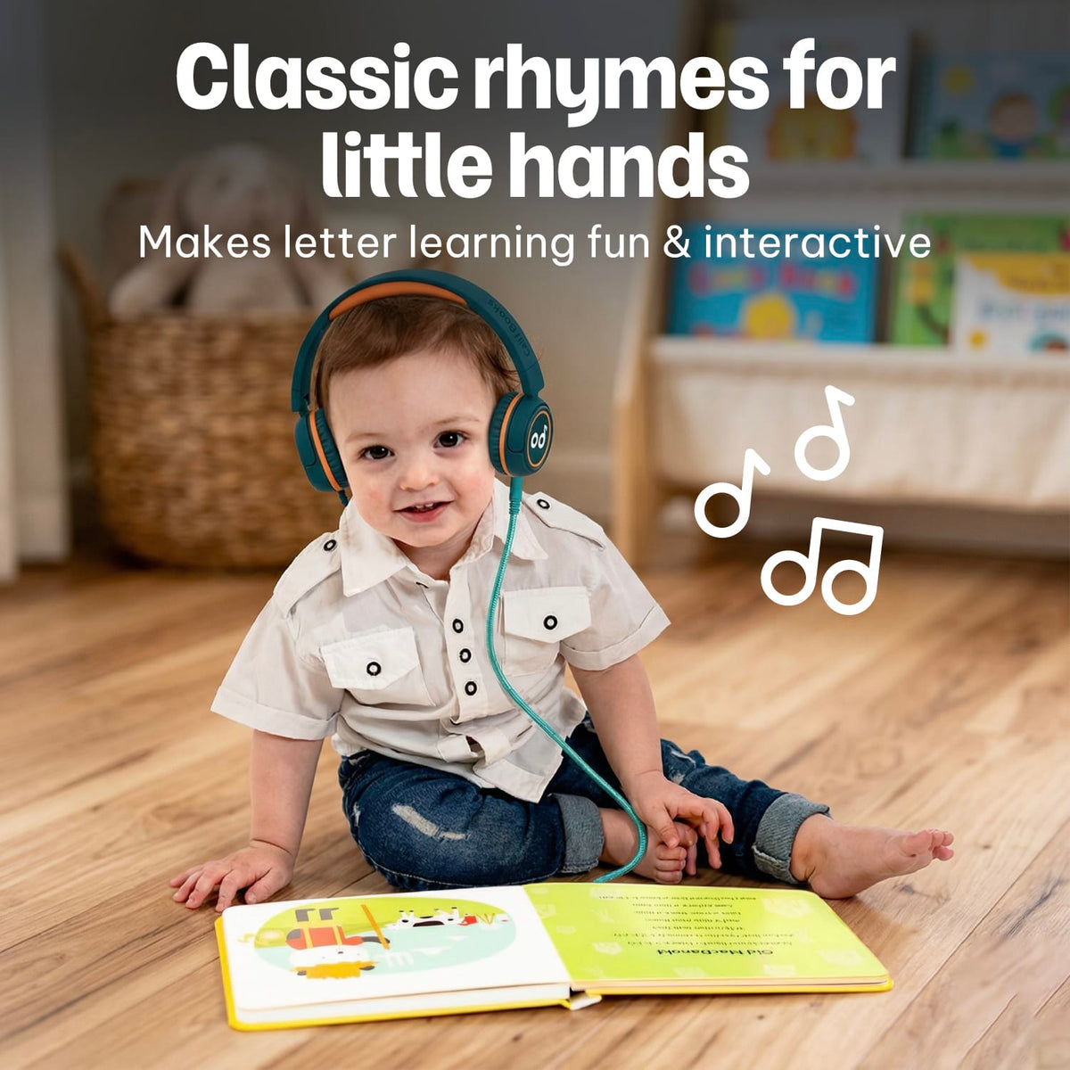 Cali's Books Sound Books Patty Cake Nursery Rhymes - Headphone Edition