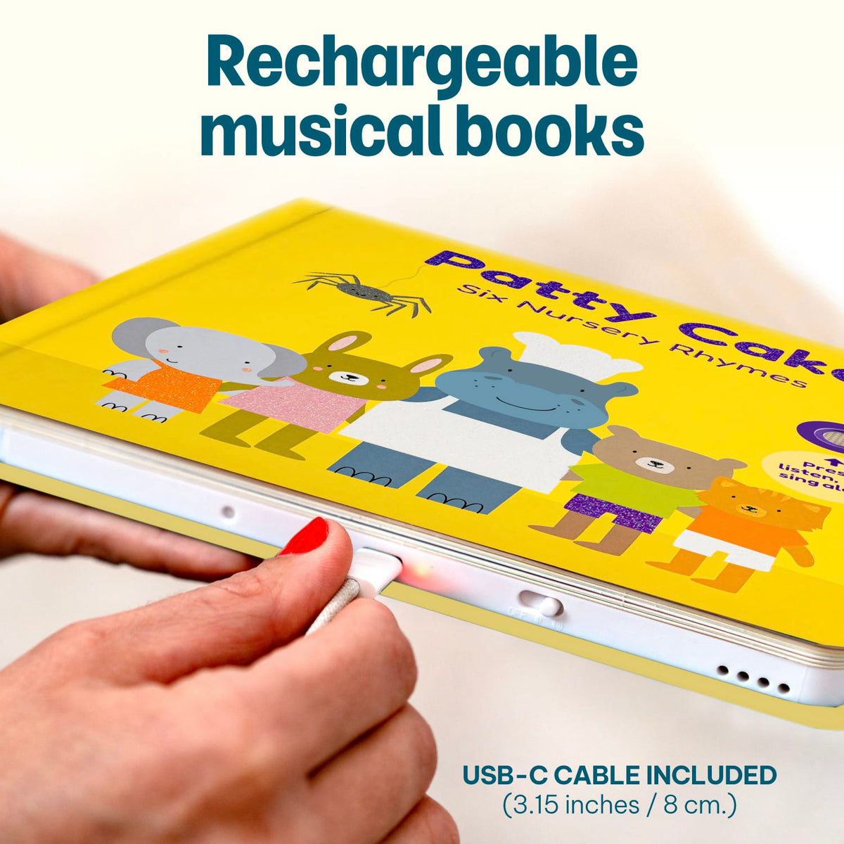Cali's Books Sound Books Patty Cake Nursery Rhymes - Headphone Edition