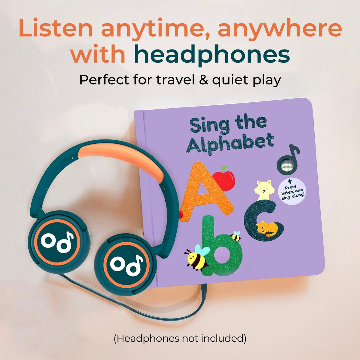 Cali's Books Sound Books Sing The Alphabet - Rechargeable w/Jack Feature
