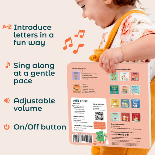 Cali's Books Sound Books Spanish Alphabet - Rechargeable