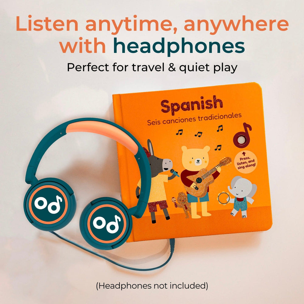 Cali's Books Sound Books Spanish Nursery Rhymes - Headphone Edition