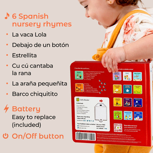 Cali's Books Sound Books Spanish Nursery Rhymes - La Vaca Lola