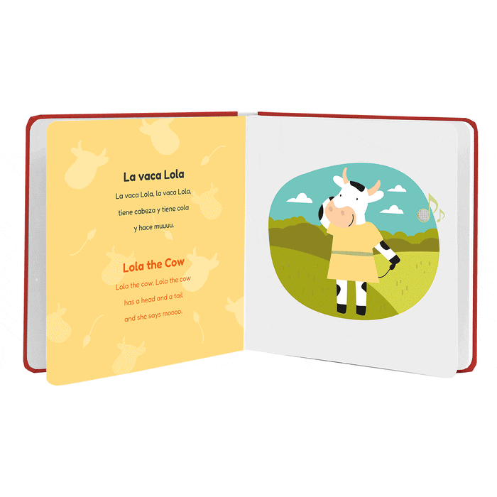 Cali's Books Sound Books Spanish Nursery Rhymes - La Vaca Lola