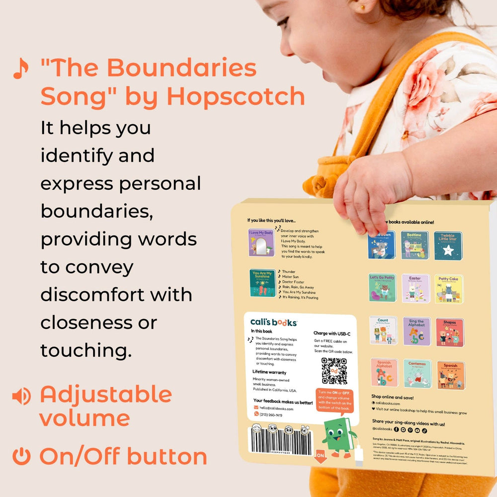 Cali's Books Sound Books The Boundaries Song - By Hopscoth