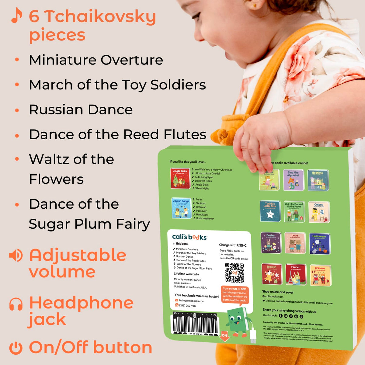 Cali's Books Sound Books The Nutcracker Tchaikovsky - Headphone Edition