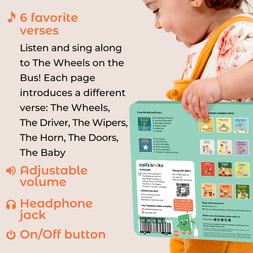 Cali's Books Sound Books The Wheels on the Bus - headphone edition
