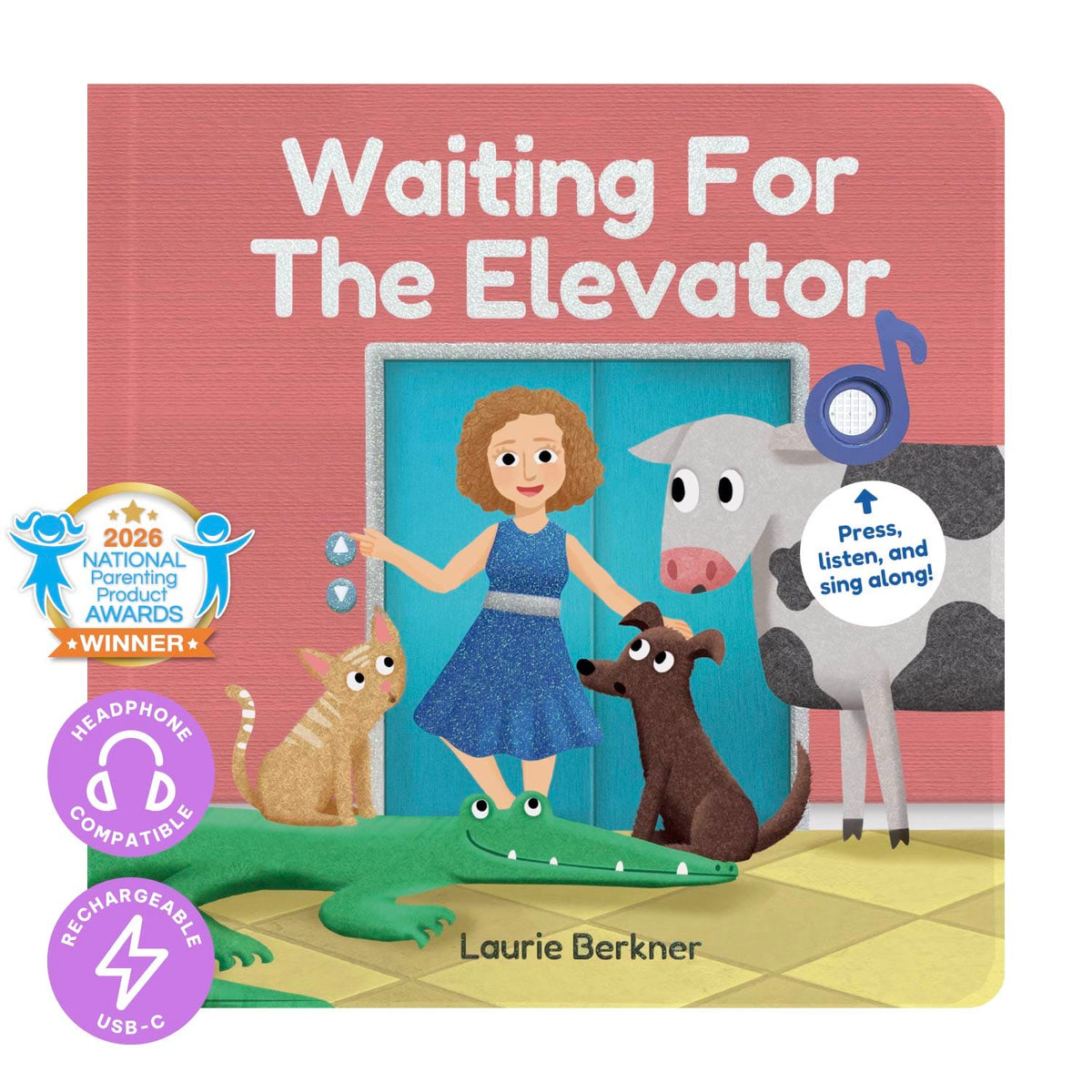 Cali's Books Sound Books Waiting For The Elevator by Laurie Berkner